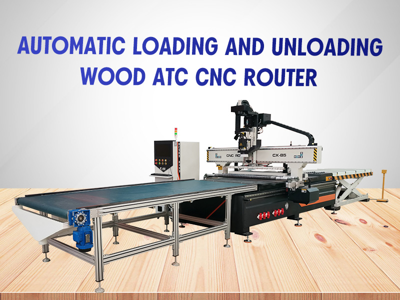 ATC CNC 라우터 자동 로딩 및 언로딩